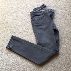Gray Loft Skinny Jeans